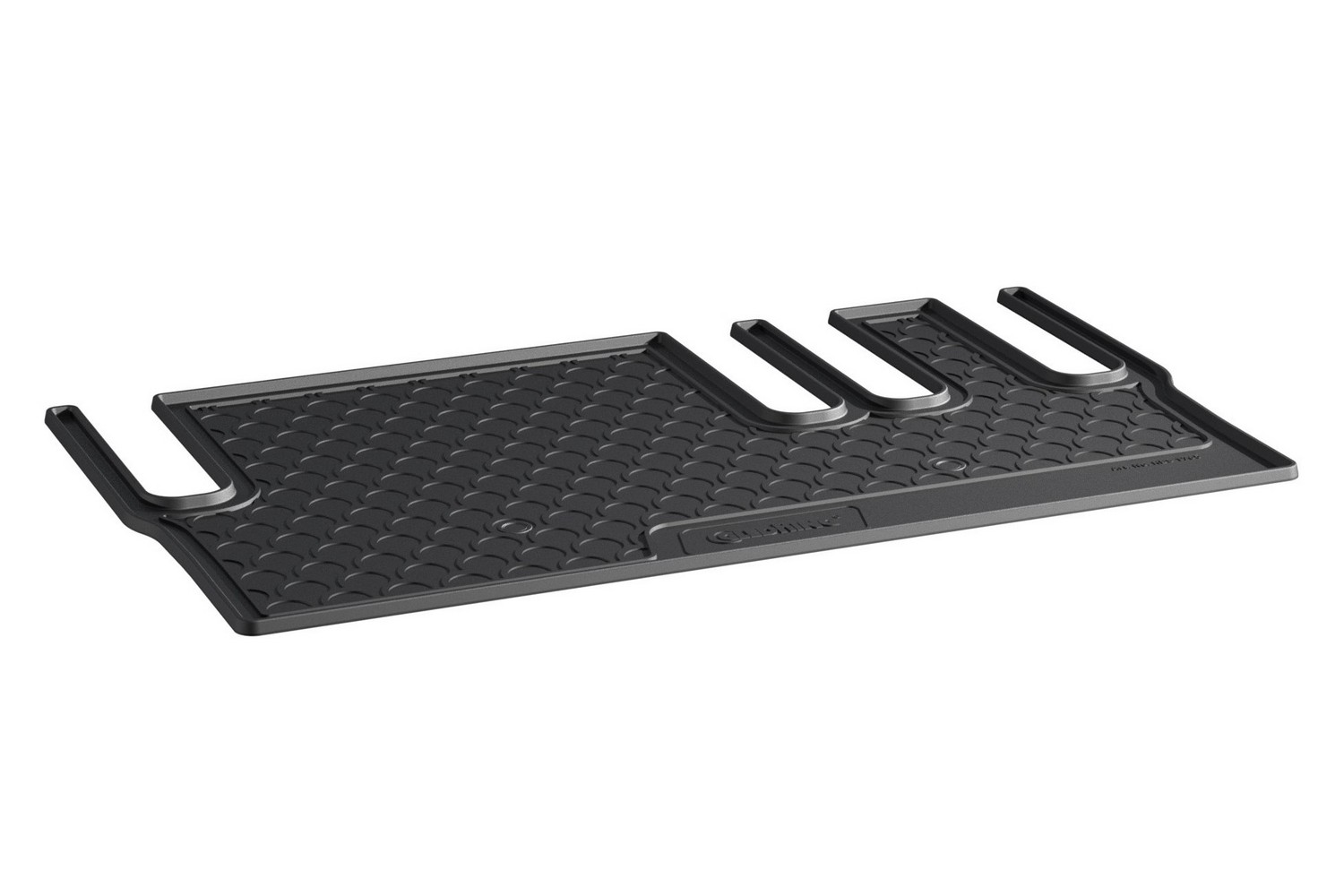 Boot mat suitable for Citro&euml;n SpaceTourer 2016-present anti slip Rubbasol rubber (2)