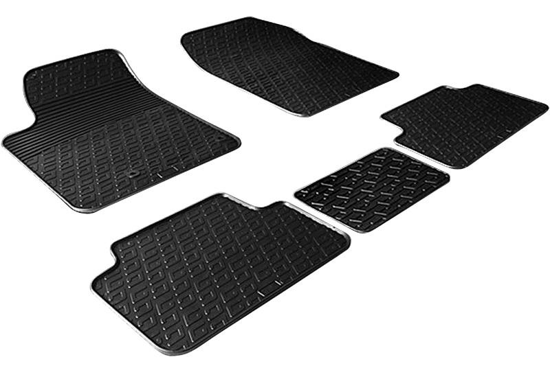 Fußmatten passend für Citroën Berlingo I 2002-2008 Rubbasol Gummi