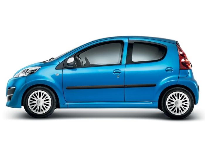 Stootstrips geschikt voor Peugeot 107 2005-2014 5-deurs hatchback set zijportieren