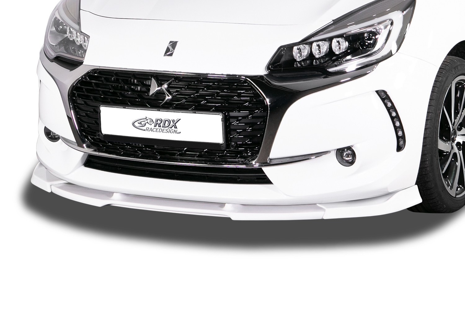 Front spoiler suitable for Citroën DS3 2016-2019 3-door hatchback Vario-X PU