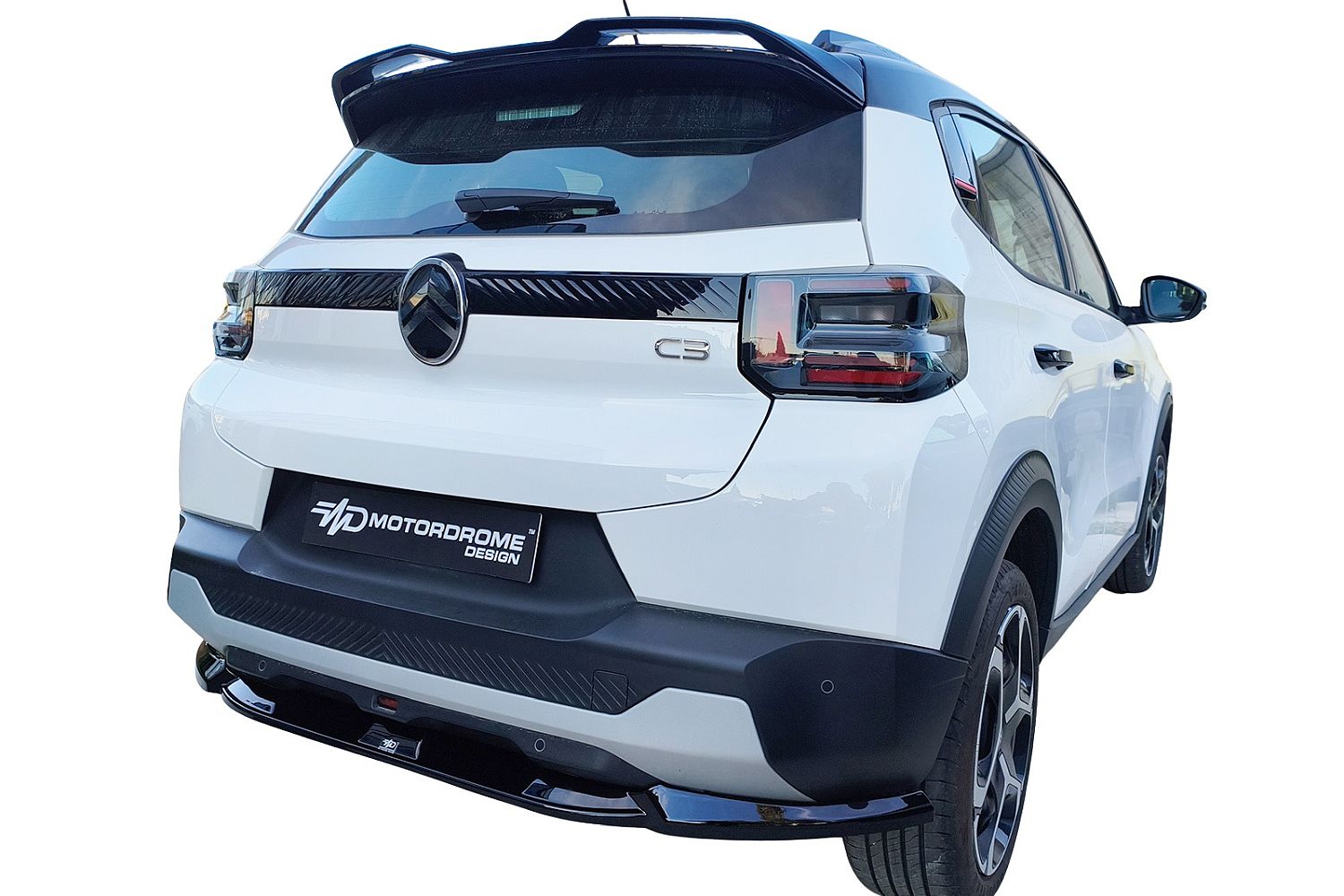 Roof spoiler suitable for Citro&euml;n C3 IV 2024-present 5-door hatchback PU - painted (2)