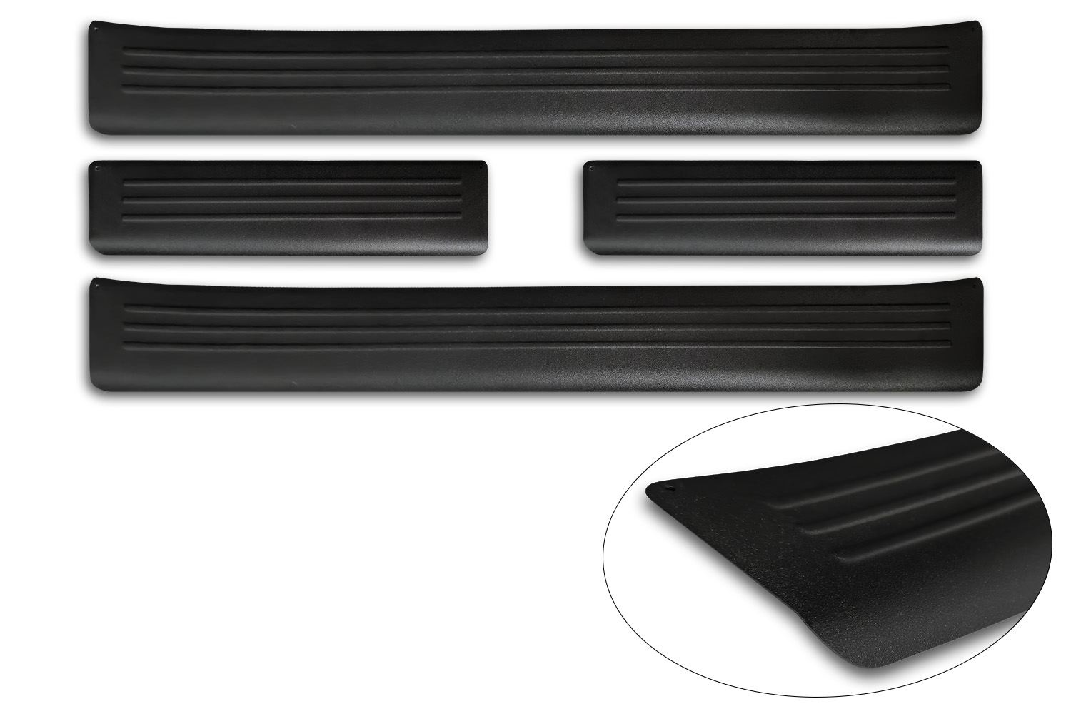 Door sill plates suitable for Citroën C3 IV 2024-present 5-door hatchback stainless steel matt black 4 pieces (5) Door sill plates suitable for Citroën C3 IV 2024-present 5-door hatchback stainless steel matt black 4 pieces (5)