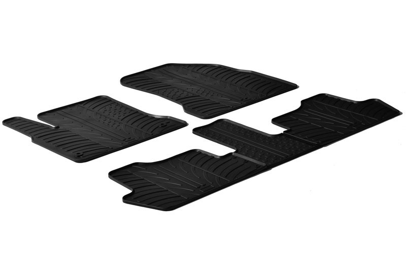 Fußmatten passend für Citroën C4 Picasso I 2006-2013 Rubbasol Gummi