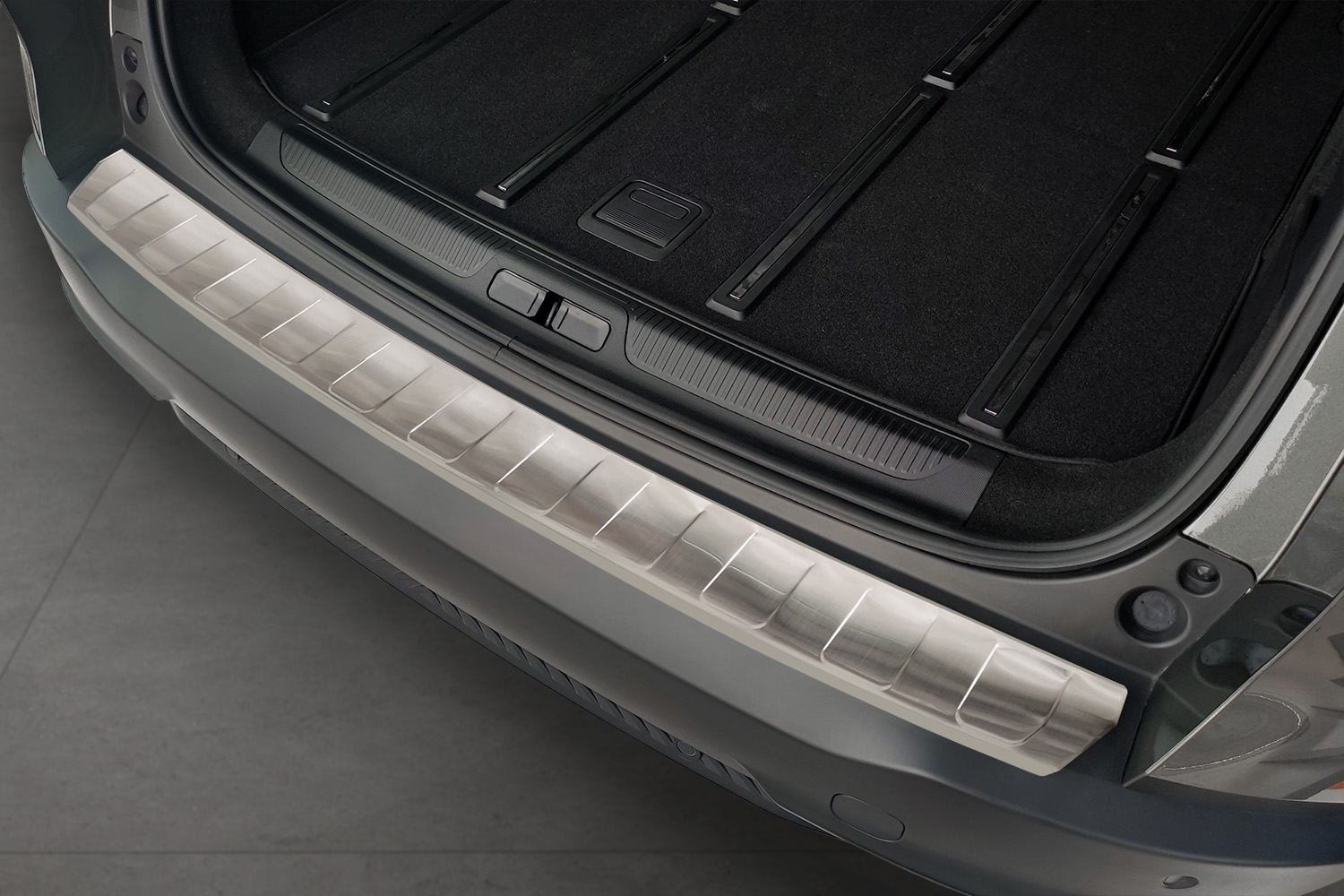 Protection de seuil de coffre Citroën C5 X 2021-présent 5 portes bicorps acier inox brossé