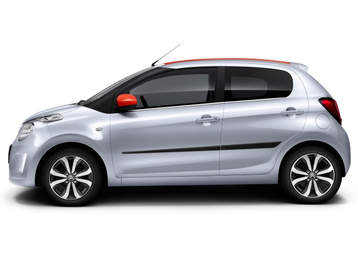 Door protectors Citroën C1 II 2014-present 5-door hatchback set