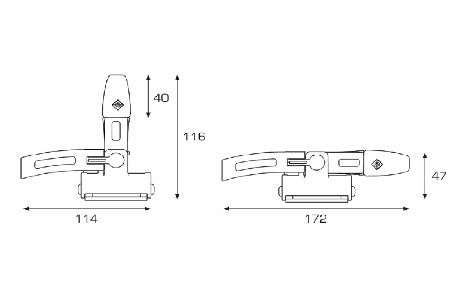 Comfort Bars dimensions