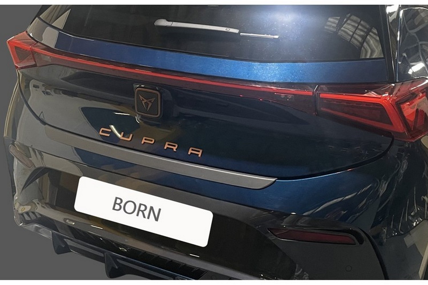 Bumperbeschermer geschikt voor Cupra Born 2021-heden 5-deurs hatchback ABS - matzwart