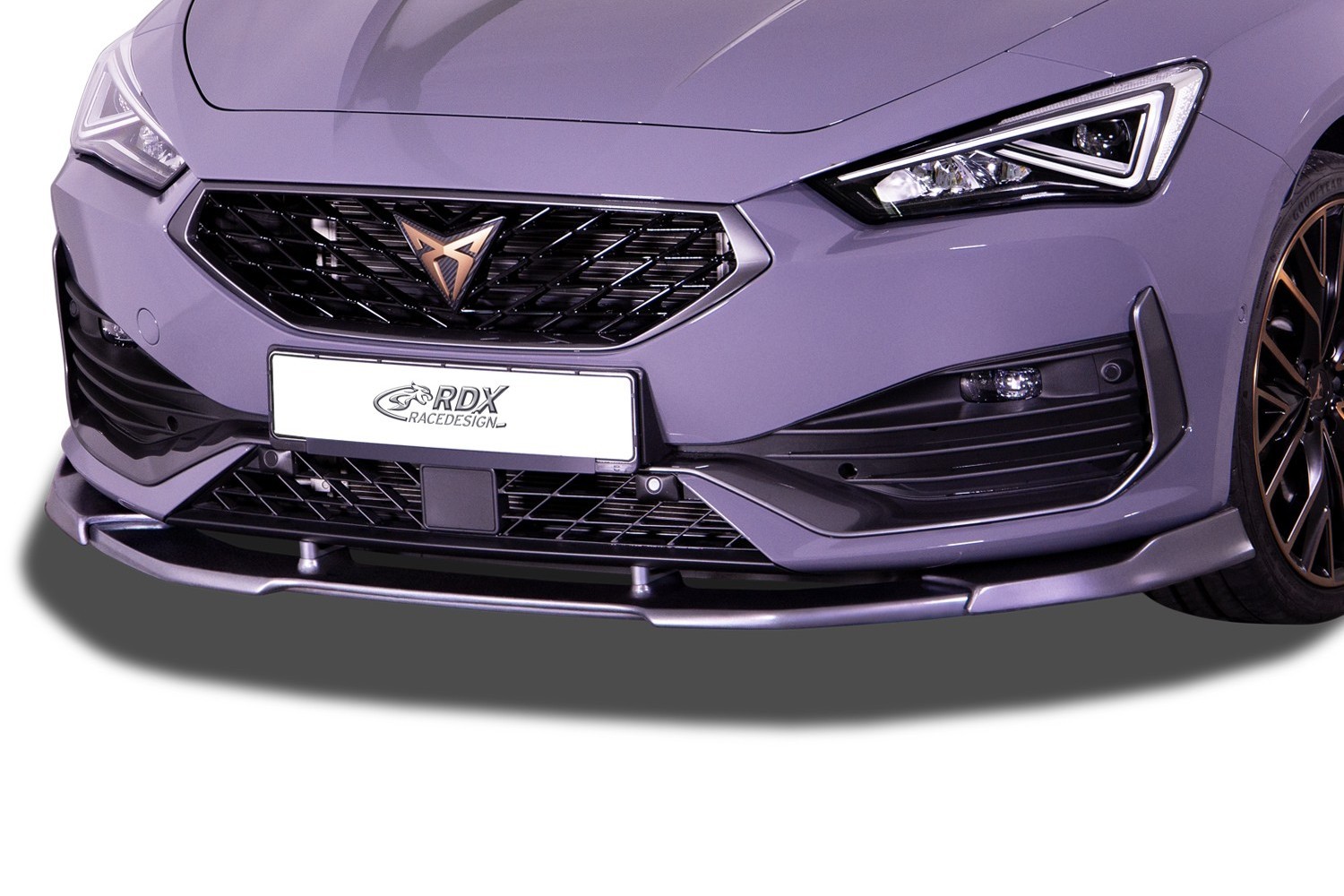 Spoiler delantero compatible con Cupra Leon Sportstourer (KU) 2020-presente familiar Vario-X PU Spoiler delantero compatible con Cupra Leon Sportstourer (KU) 2020-presente familiar Vario-X PU