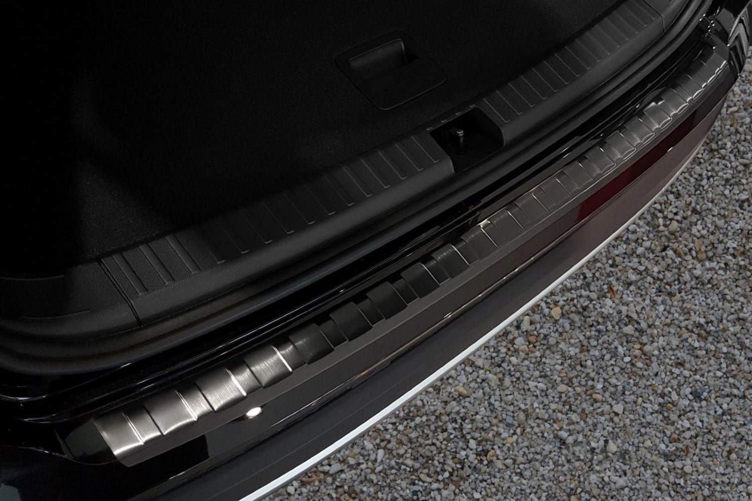 Bumperbeschermer geschikt voor Cupra Ateca 2018-heden RVS geborsteld antraciet