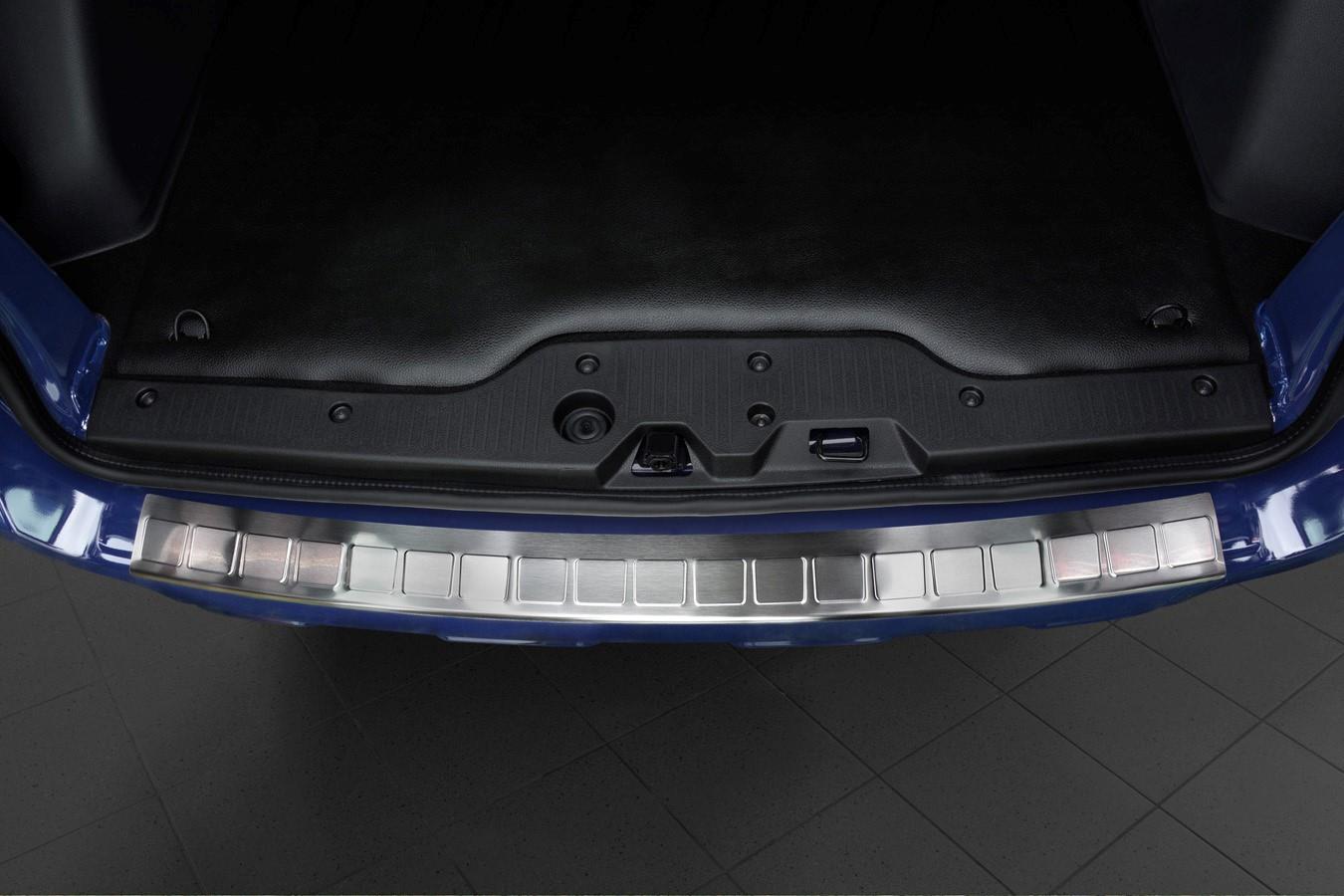 Dacia Dokker 2012-> rear bumper protector stainless steel (DAC1DOBP) (2)
