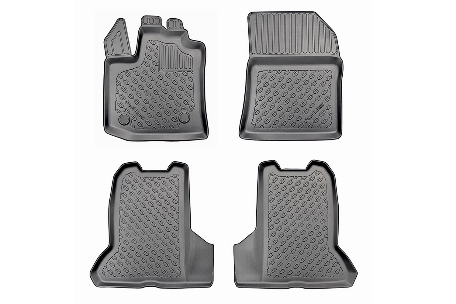 Car mats suitable for Dacia Dokker 2012-2021 Cool Liner PE/TPE rubber