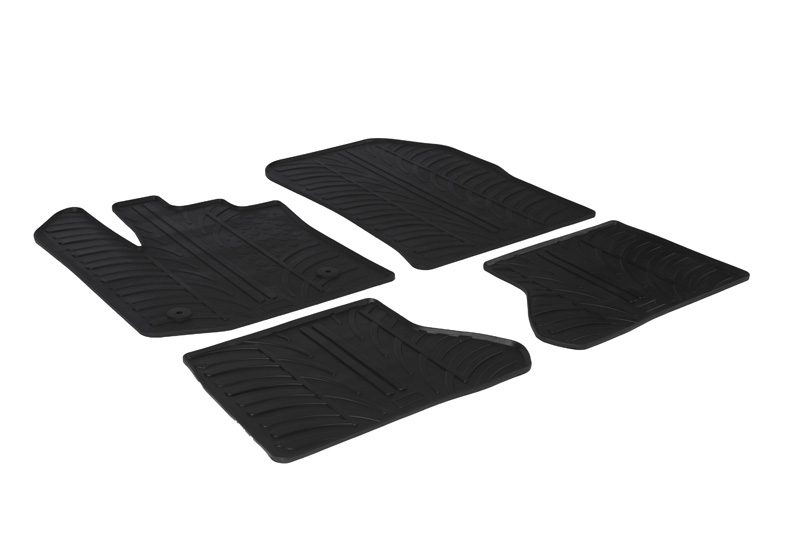 Car mats suitable for Dacia Dokker 2012-2021 Rubbasol rubber