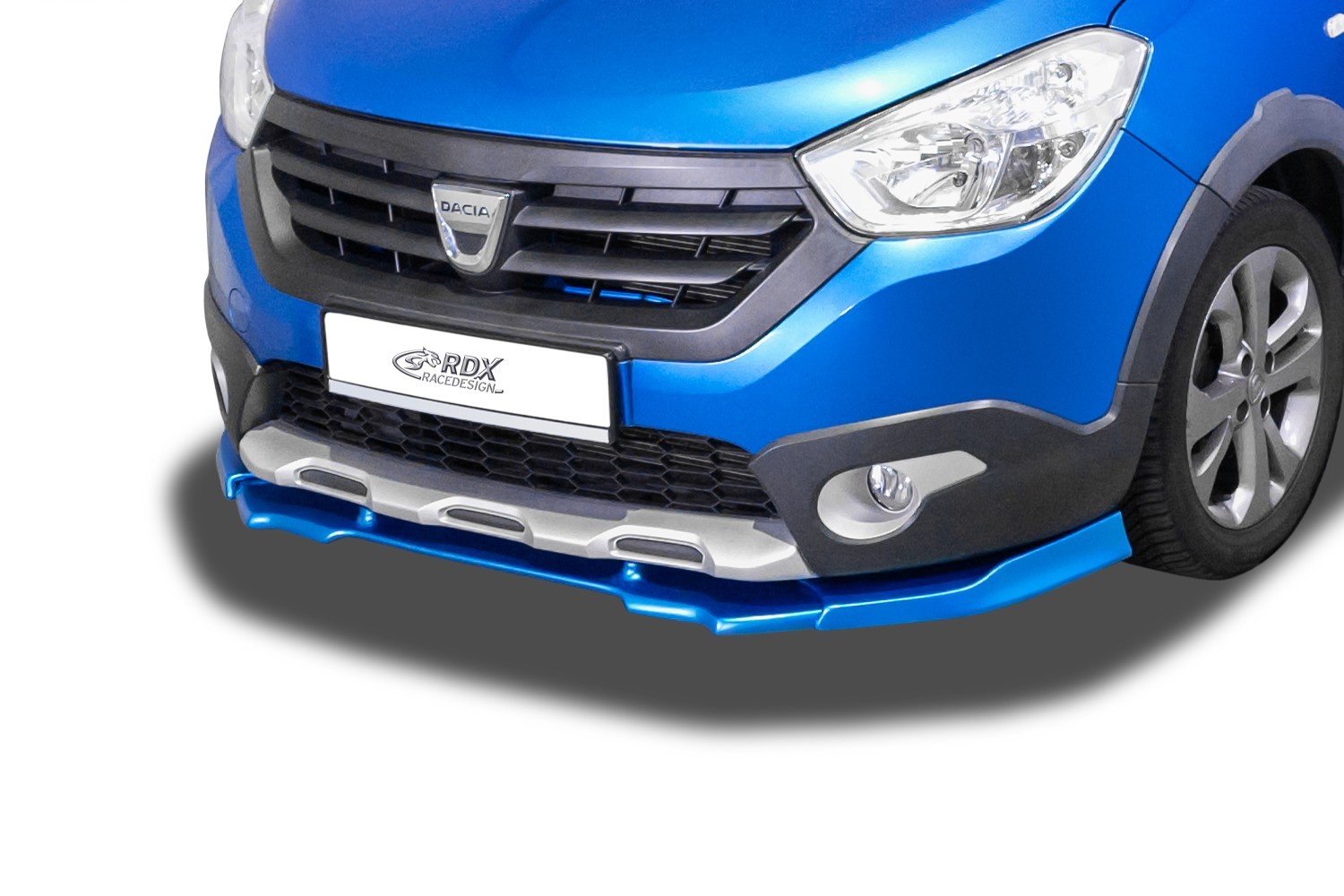 Front spoiler Vario-X suitable for Dacia Dokker Stepway 2012-2021 PU