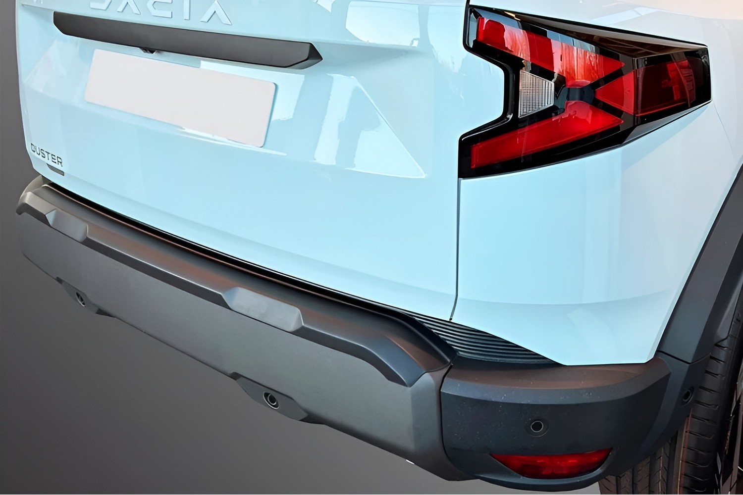 Rear bumper protector suitable for Dacia Duster III 2024-present ABS - matt black (DAC1DUBR) (2)