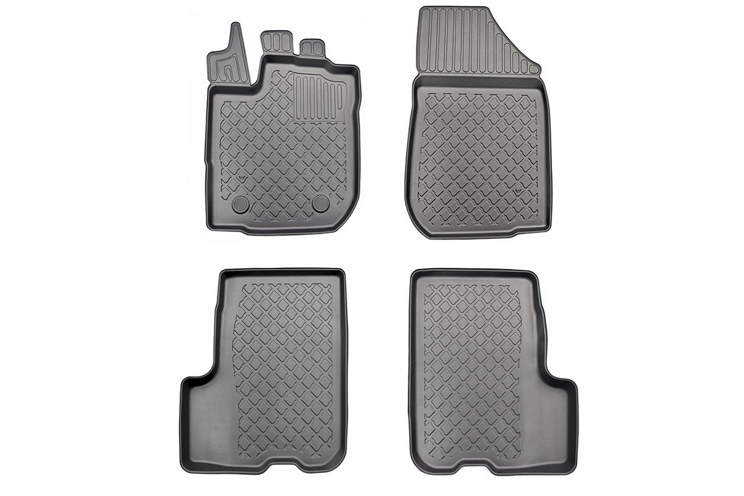 Car mats suitable for Dacia Logan II MCV 2013-2020 wagon Guardliner PE/TPE rubber