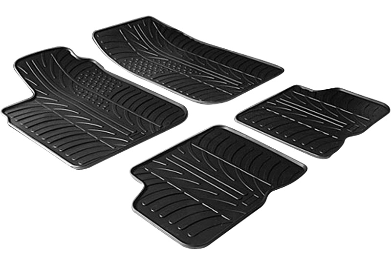 Automatten geschikt voor Dacia Logan I MCV 2006-2013 wagon Rubbasol rubber
