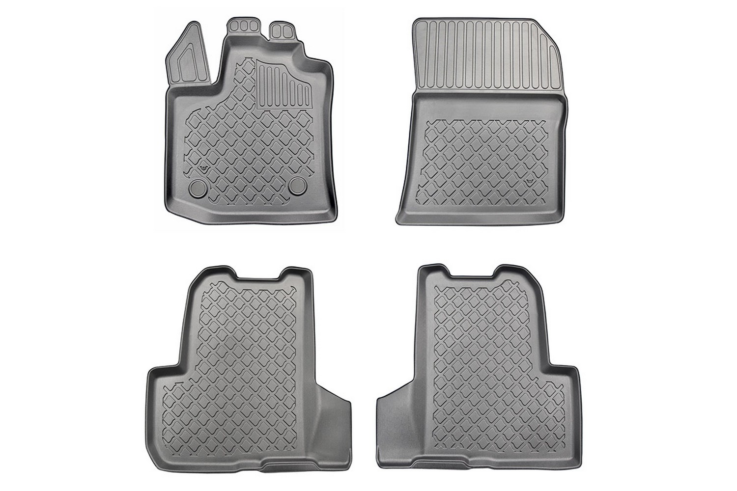 Car mats suitable for Dacia Lodgy 2012-2022 Guardliner PE/TPE rubber