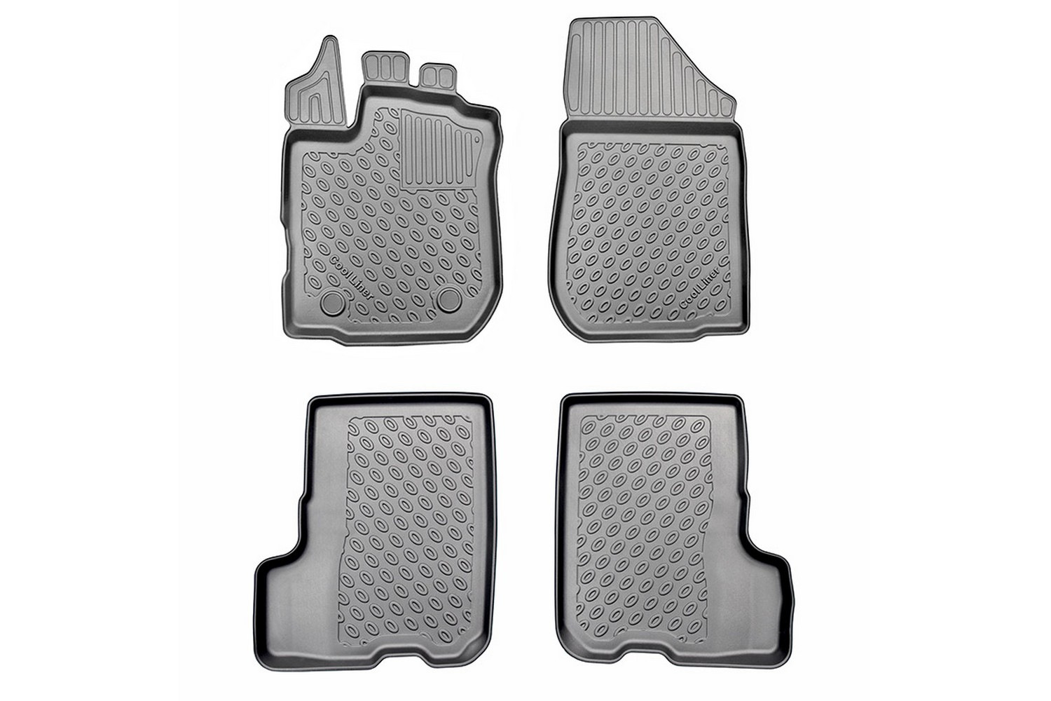 Tapis convient à Dacia Sandero II 2012-2020 5 portes bicorps Cool Liner PE/TPE caoutchouc