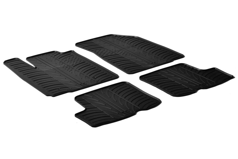 Tapis convient à Dacia Sandero 2008-2012 5 portes bicorps caoutchouc Rubbasol