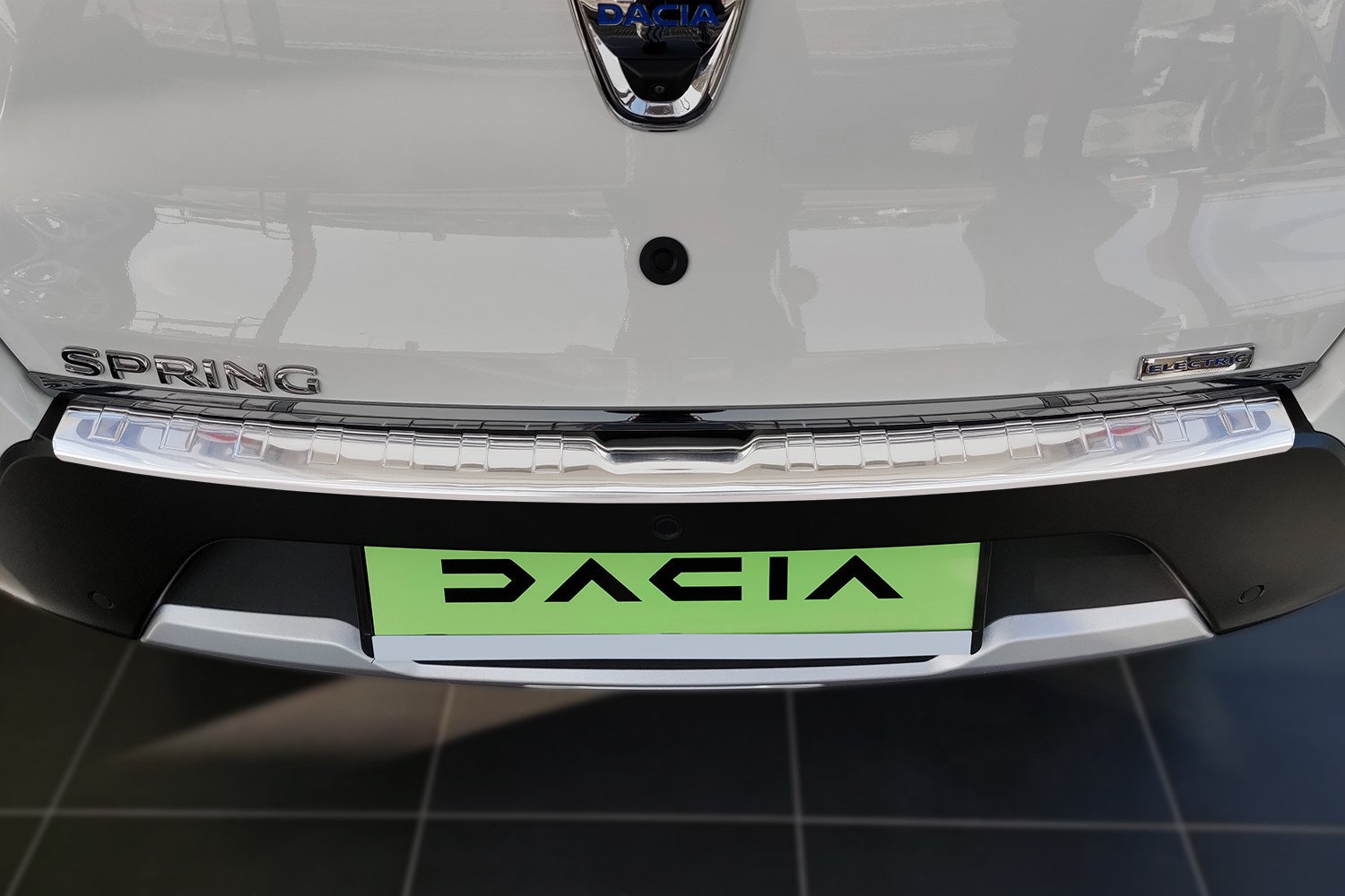 Ladekantenschutz Dacia Spring (BBG) Edelstahl