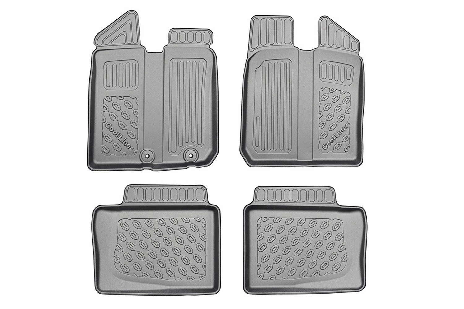 Car mats suitable for Dacia Spring 2021-2024 Cool Liner PE/TPE rubber