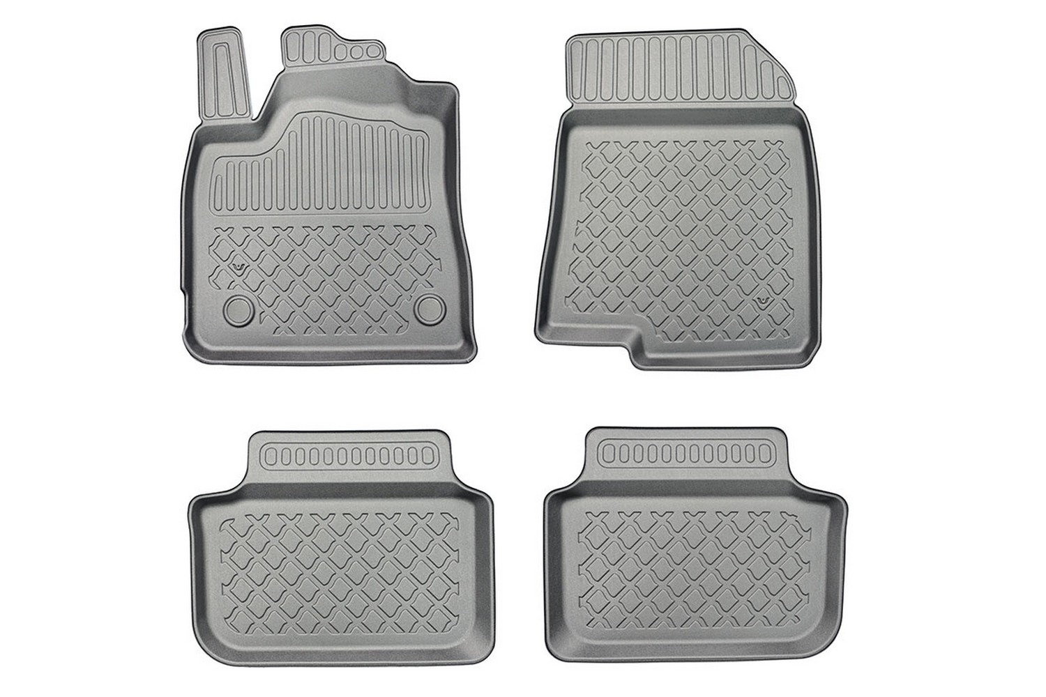 Tapis convient à Dacia Logan III 2020-présent 5 portes bicorps Guardliner PE/TPE caoutchouc
