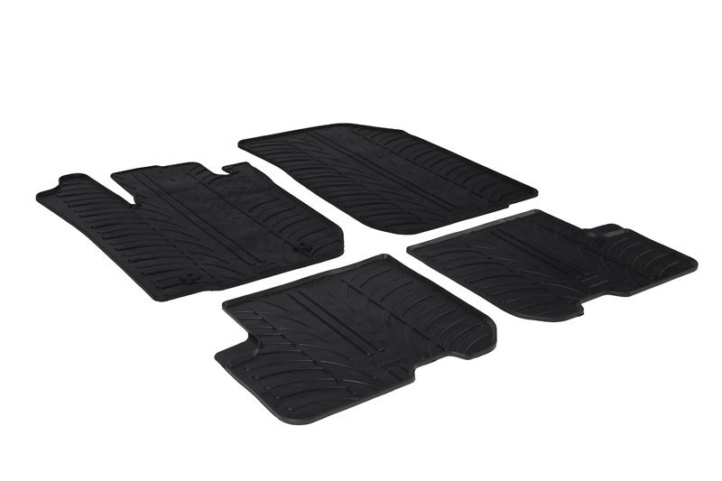 Car mats suitable for Dacia Logan II MCV 2013-2020 wagon Rubbasol rubber