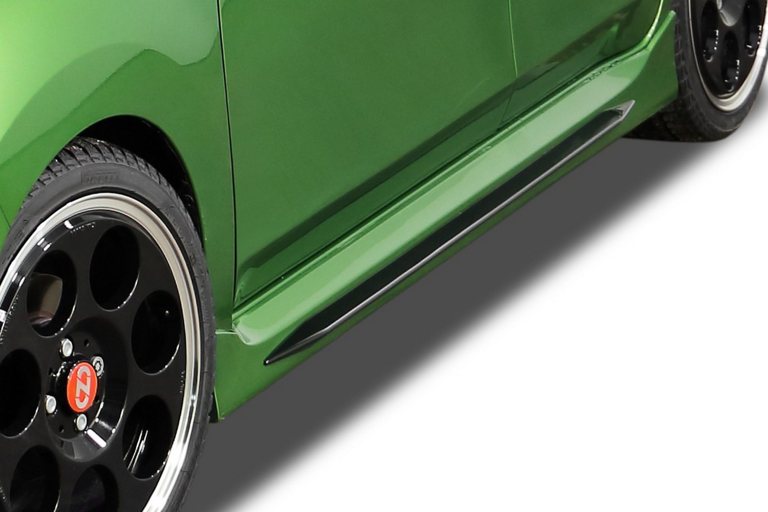 Sideskirts geschikt voor Daihatsu Materia 2007-2011 5-deurs hatchback &#34;Slim&#34; ABS