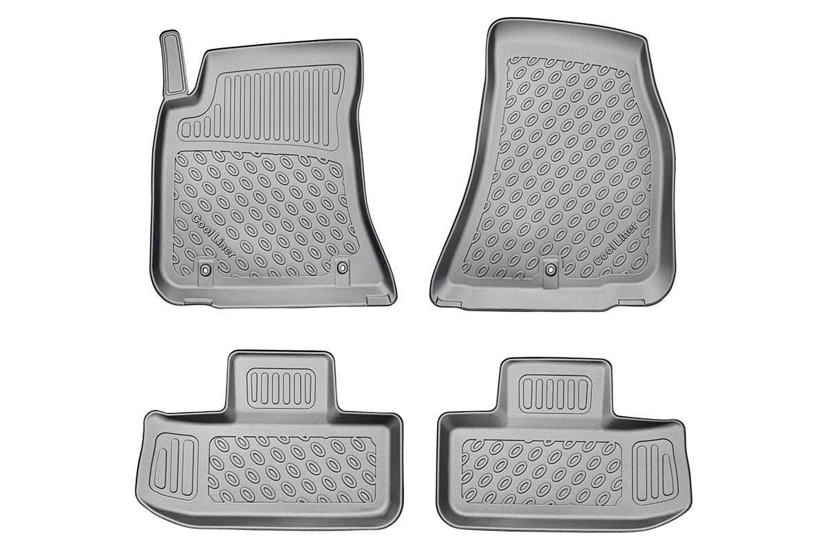 Tapis convient à Dodge Challenger III 2008-présent 3 portes bicorps Cool Liner PE/TPE caoutchouc