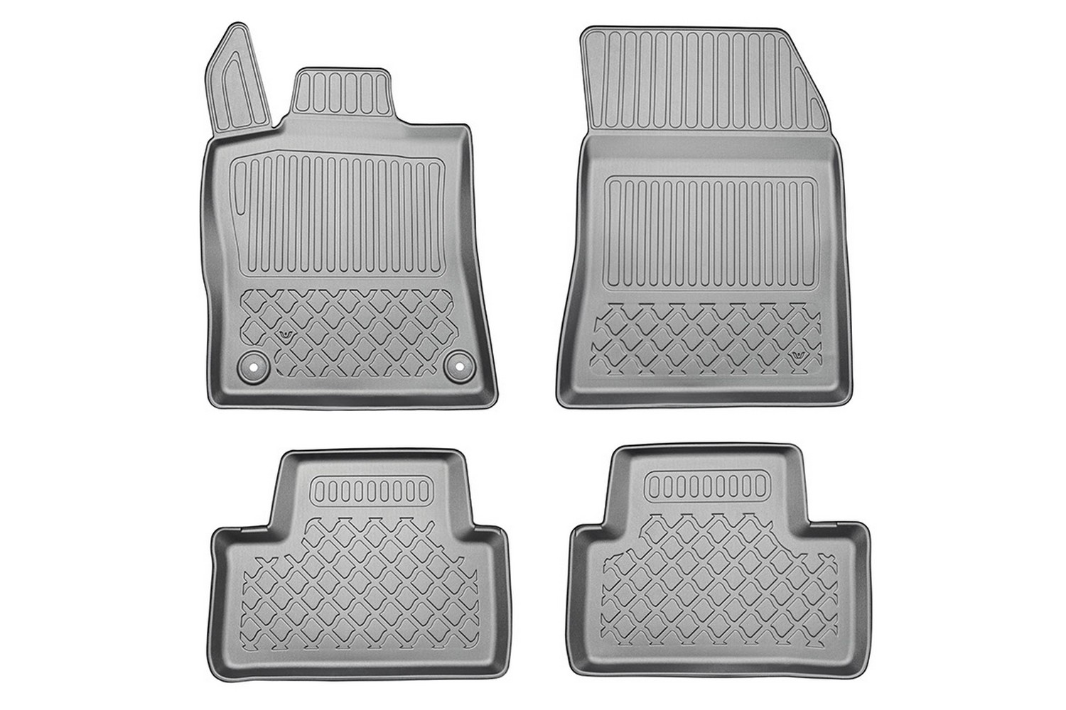 Automatten geschikt voor DS4 II 2021-heden 5-deurs hatchback Guardliner PE/TPE rubber