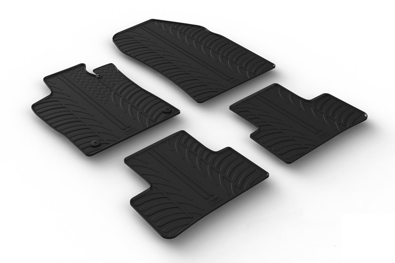 Automatten geschikt voor DS4 II 2021-heden 5-deurs hatchback Rubbasol rubber
