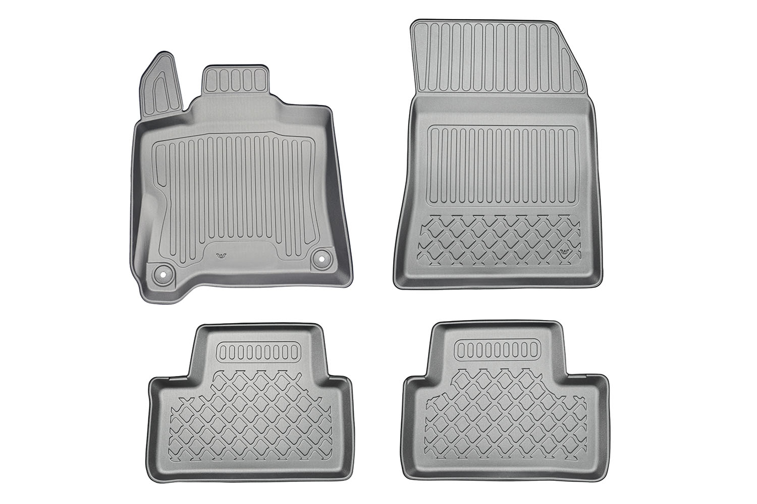 Alfombrillas compatibles con DS4 II 2024-presente 5 puertas hatchback Guardliner goma PE/TPE