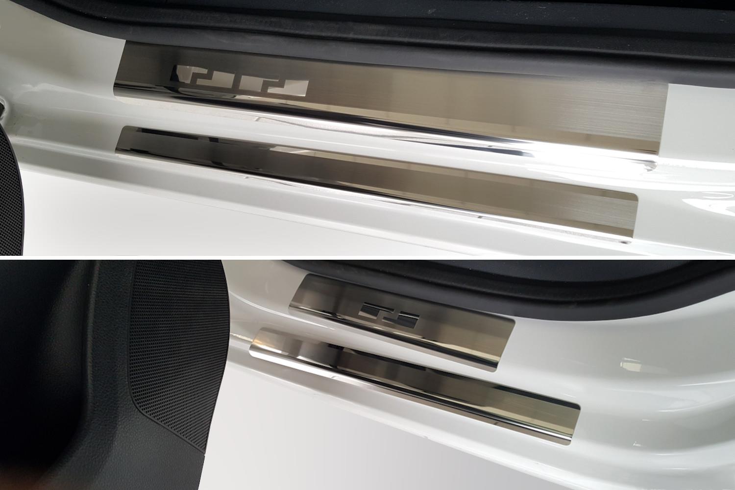 Seuils de portes convient à Volkswagen Arteon Shooting Brake 2020-présent 5 portes bicorps acier inox brossé