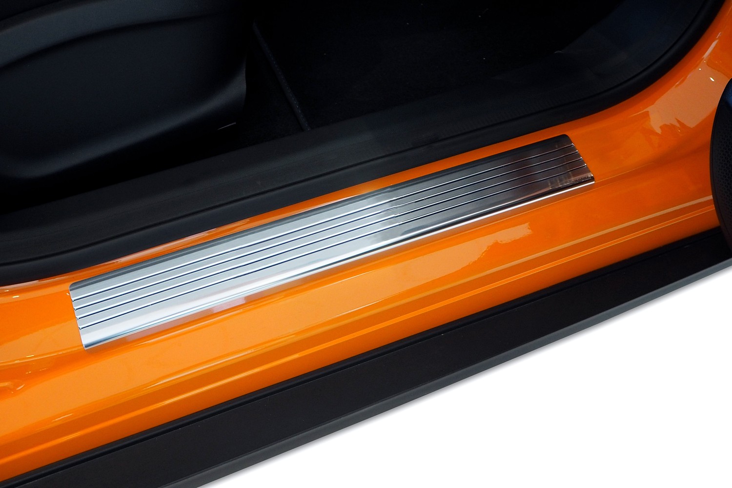 Door sill plates suitable for Alfa Romeo Giulia (952) 2020-present 4-door saloon stainless steel brushed