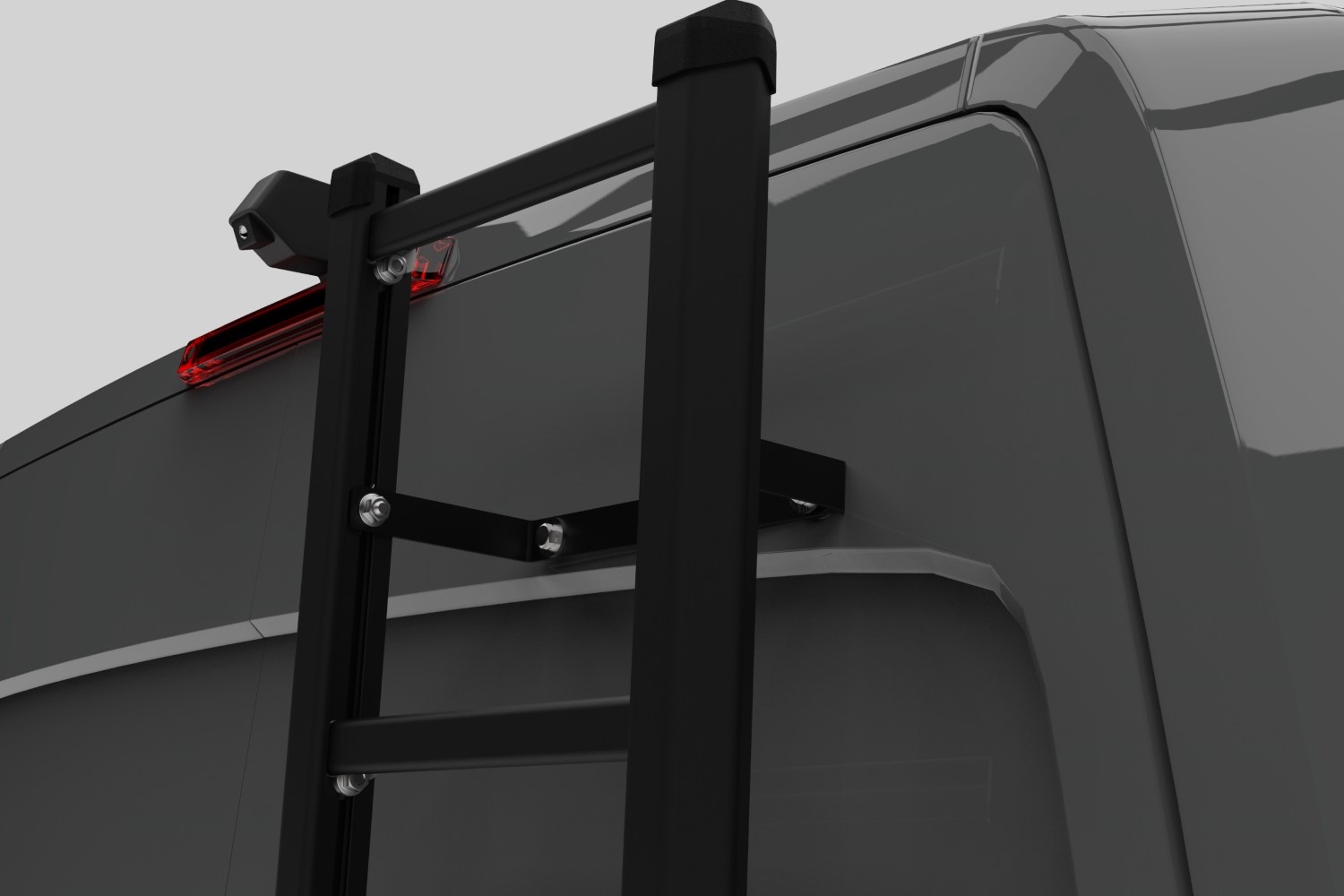 Door ladder aluminium black (3) Door ladder aluminium black (3)