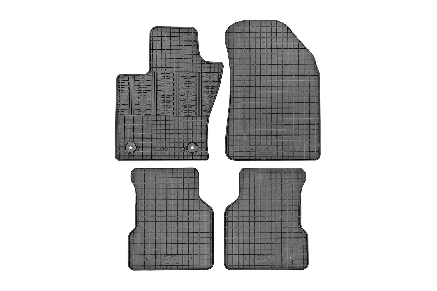 Automatten geschikt voor BMW i3 (I01) 2013-2022 5-deurs hatchback rubber