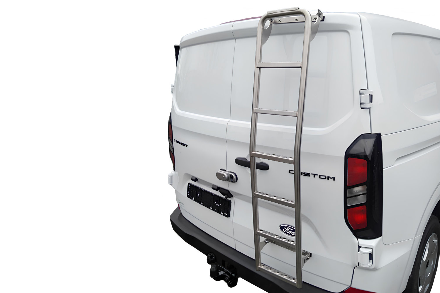 Échelle de porte convient à Ford Transit IV 2014-présent montage sur porte argent