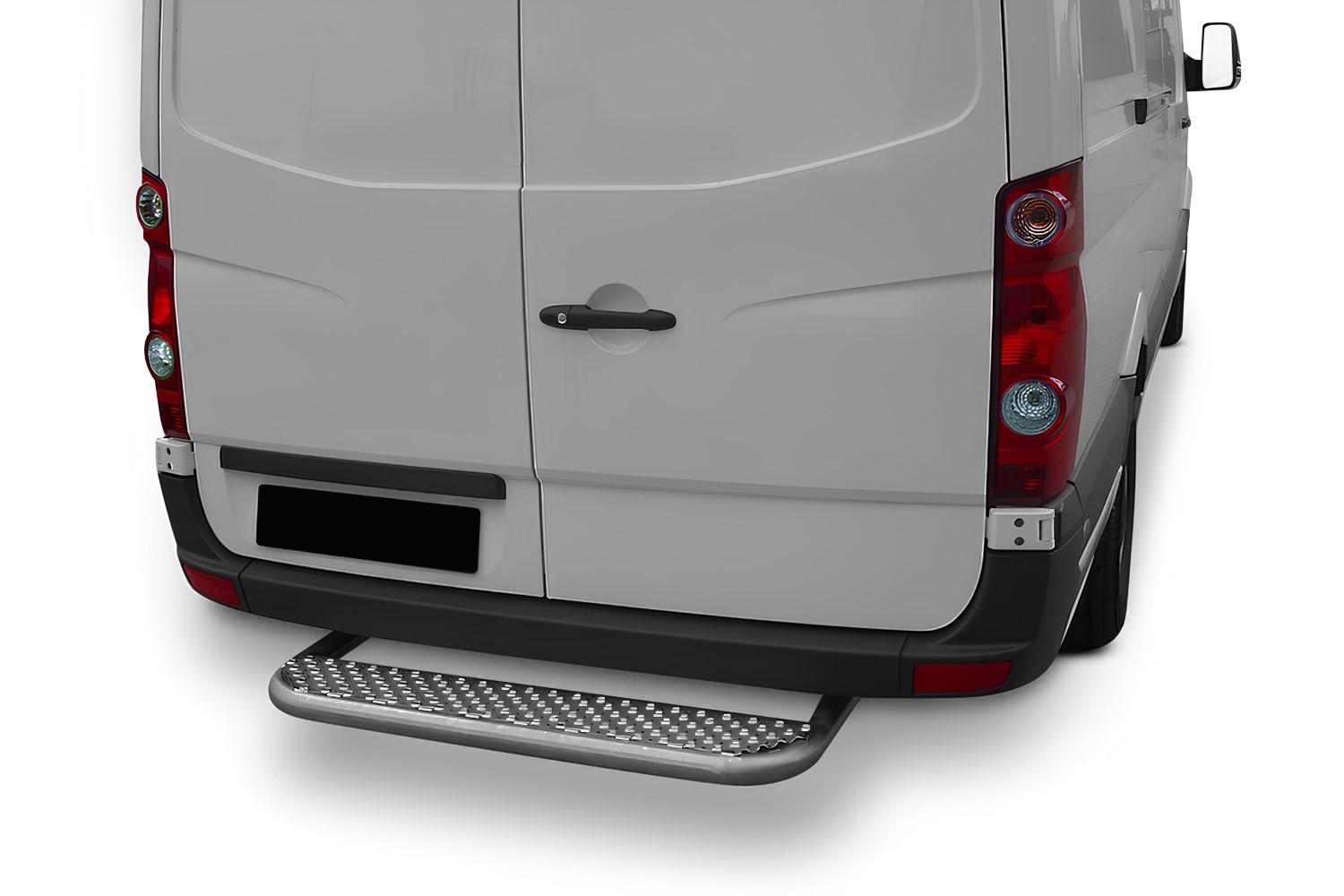 Heckstufe passend für Mercedes-Benz Sprinter (W906) 2006-2018 Edelstahl - Mitte