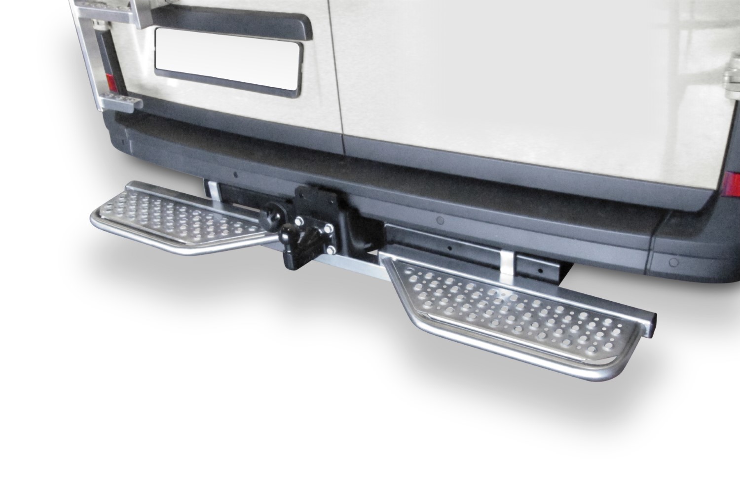 Rear step suitable for Mercedes-Benz Sprinter (W906) 2006-2018 stainless steel - left-right