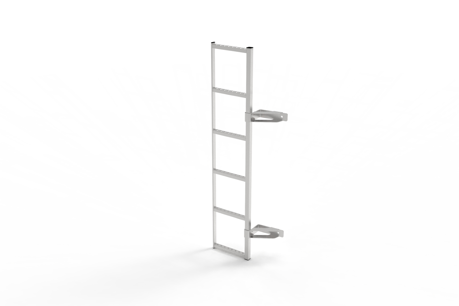Door ladder suitable for Ford Transit Custom II 2023-present 180° silver