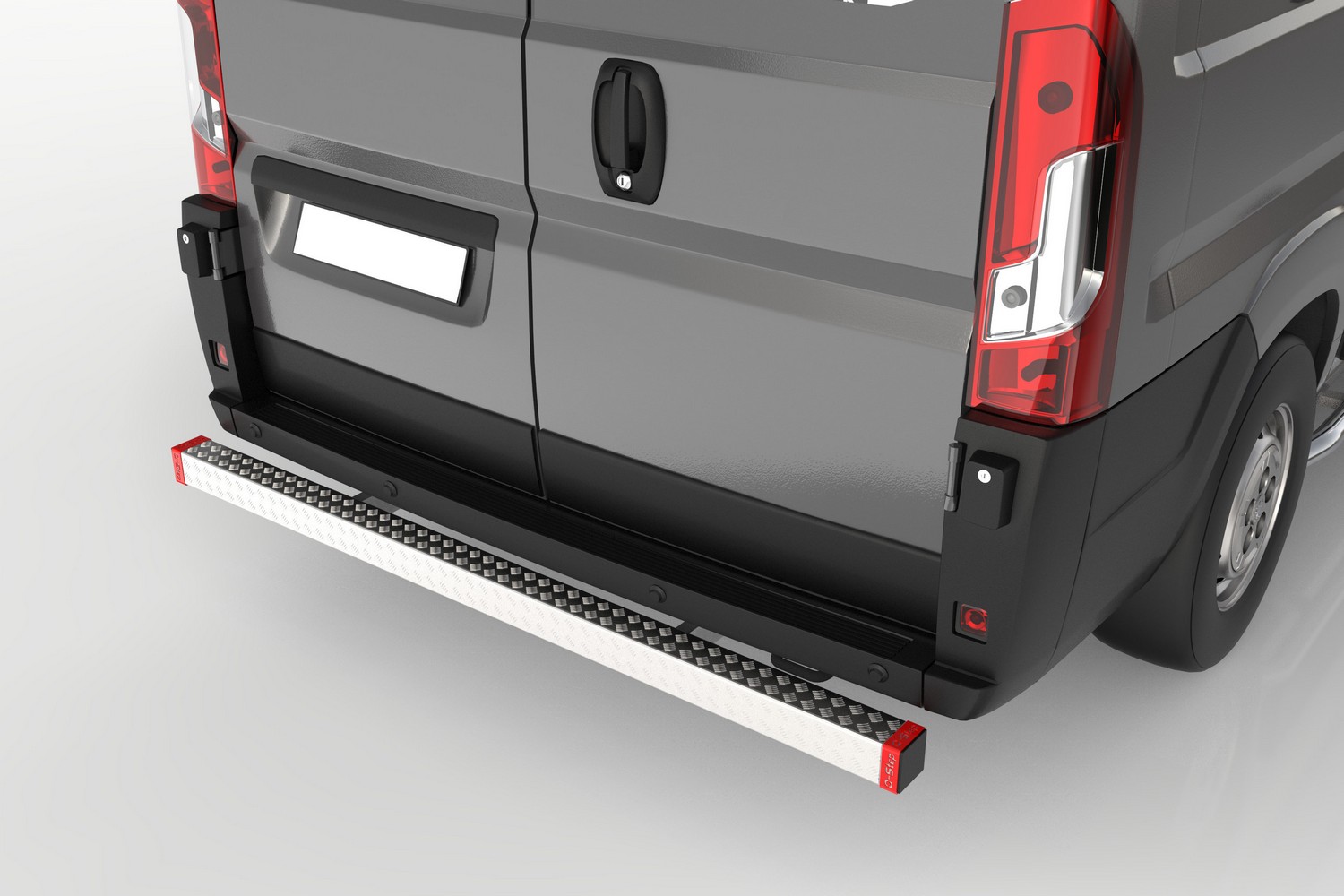 Achteropstap Volkswagen Crafter II 2017-heden Q-Step Steel-Step