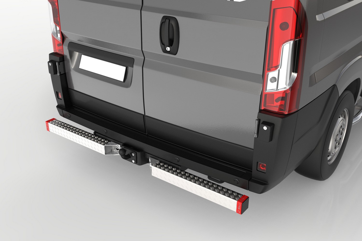 Marchepied arrière Citroën Jumper II 2014-présent Q-Step Steel-Step Double