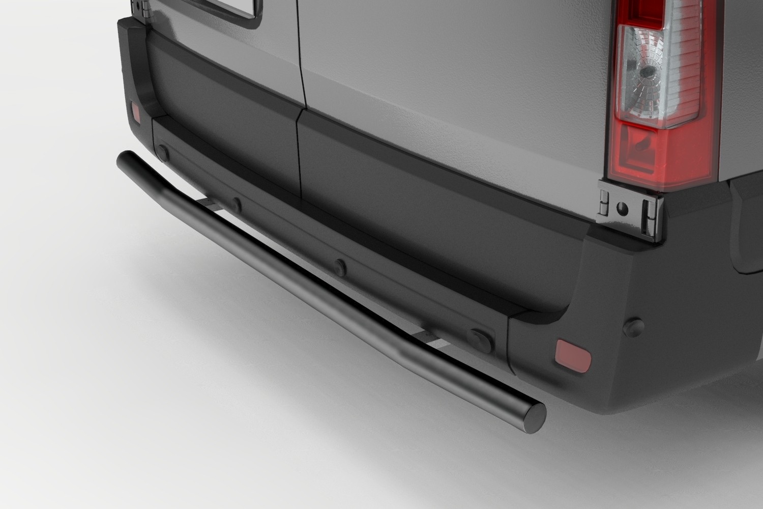Rear bar suitable for Nissan NV400 - Interstar II 2010-2024 stainless steel matt black