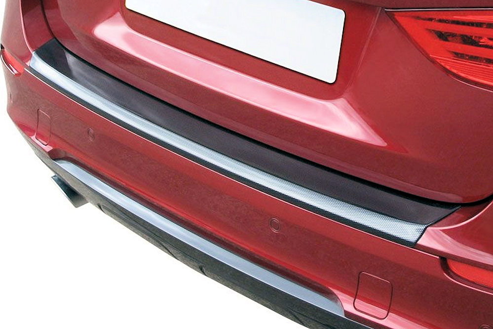 Rear bumper protector Fiat 500 Abarth 2015-present 3-door hatchback ABS - carbon look