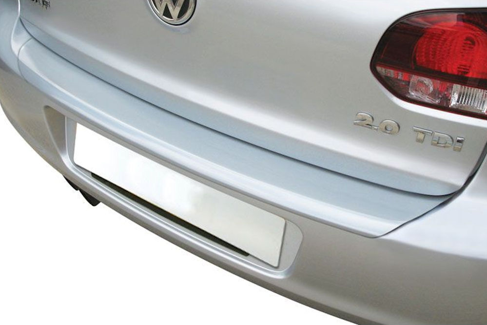 Rear bumper protector suitable for Alfa Romeo Giulia Quadrifoglio (952) 2016-present 4-door saloon ABS - silver