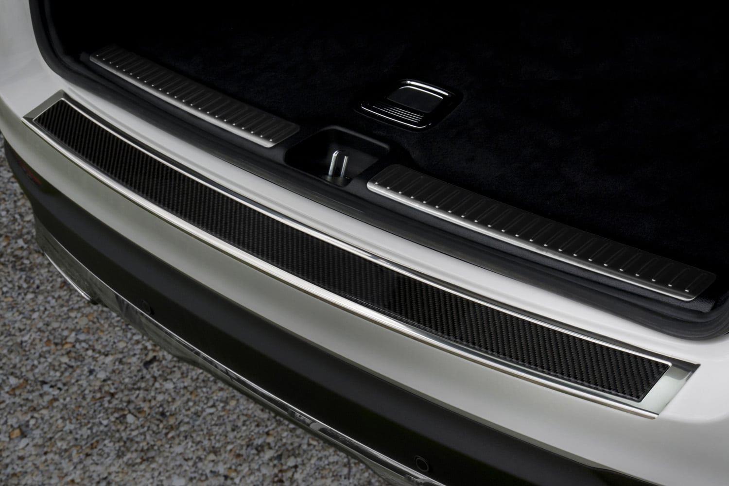 Rear bumper protector Mini Cooper (Mk III - F56) 2014-present 3-door hatchback stainless steel - carbon