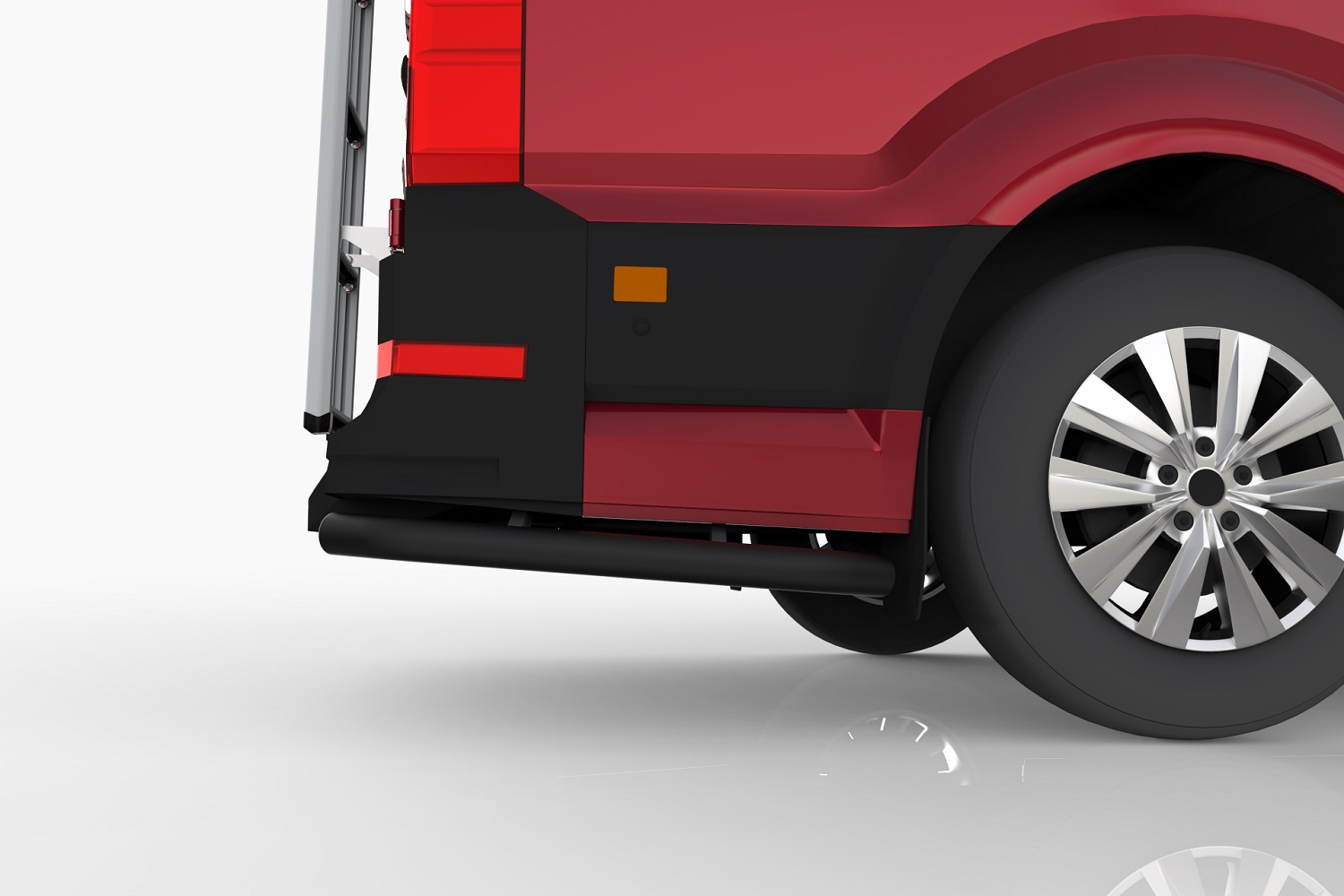 Rear-end Sidebar suitable for Mercedes-Benz Sprinter (W906) 2006-2018 stainless steel matte black 64 mm Rear-end Sidebar suitable for Mercedes-Benz Sprinter (W906) 2006-2018 stainless steel matte black 64 mm