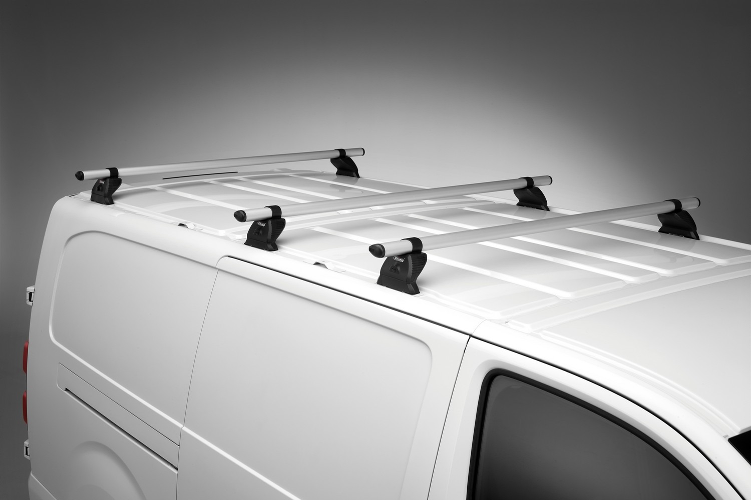 Roof bars suitable for Opel Movano B 2010-2021 Rhino KammBar Pro silver