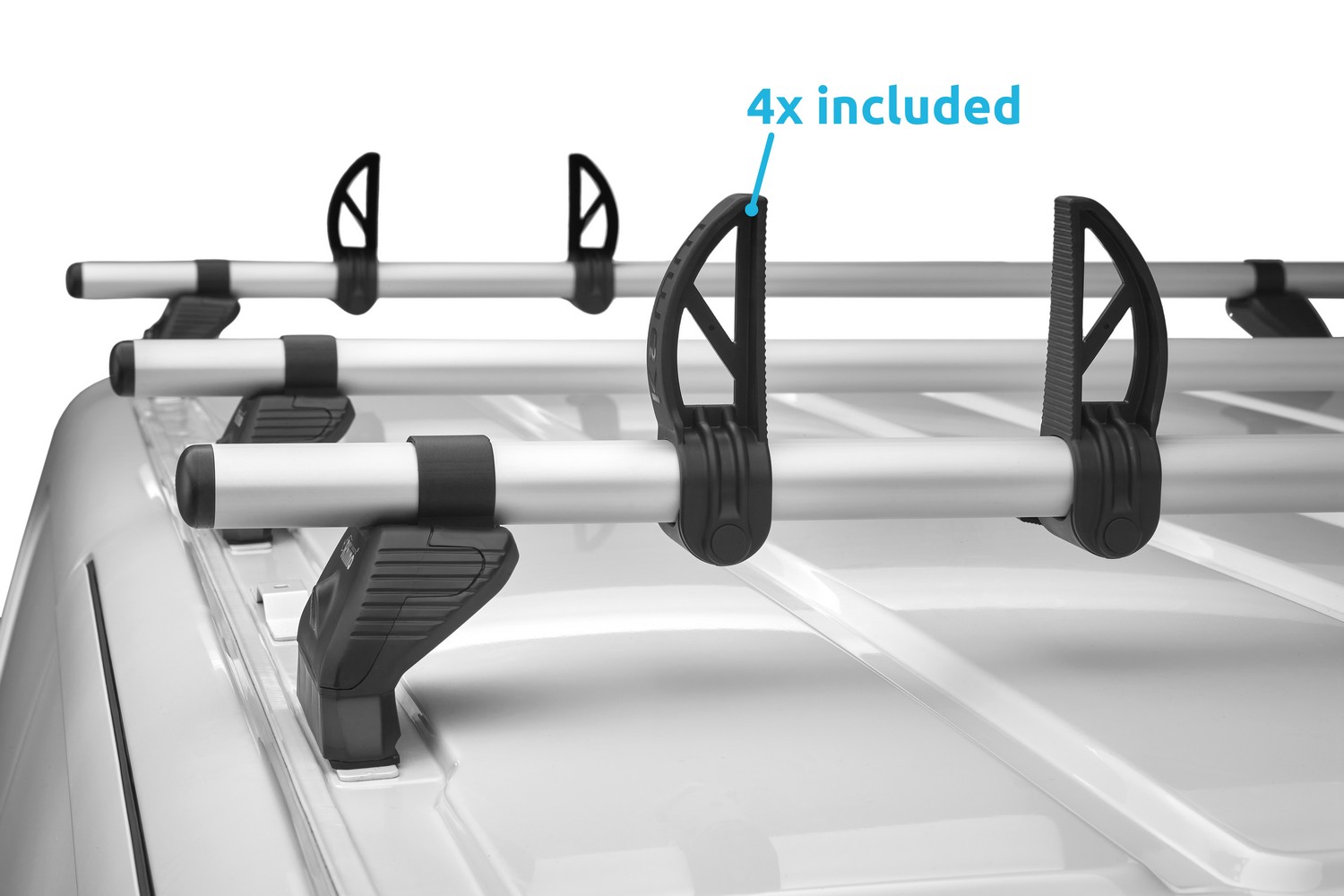 Example Roof bars Rhino KammBar Pro silver (3)