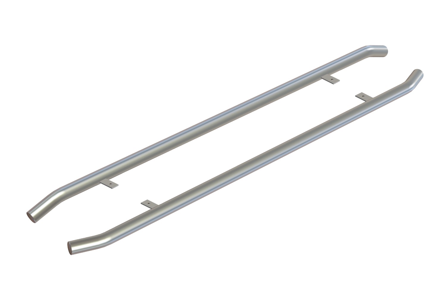 Side bars Nissan E-NV200 2013-2021 stainless steel brushed 60 mm